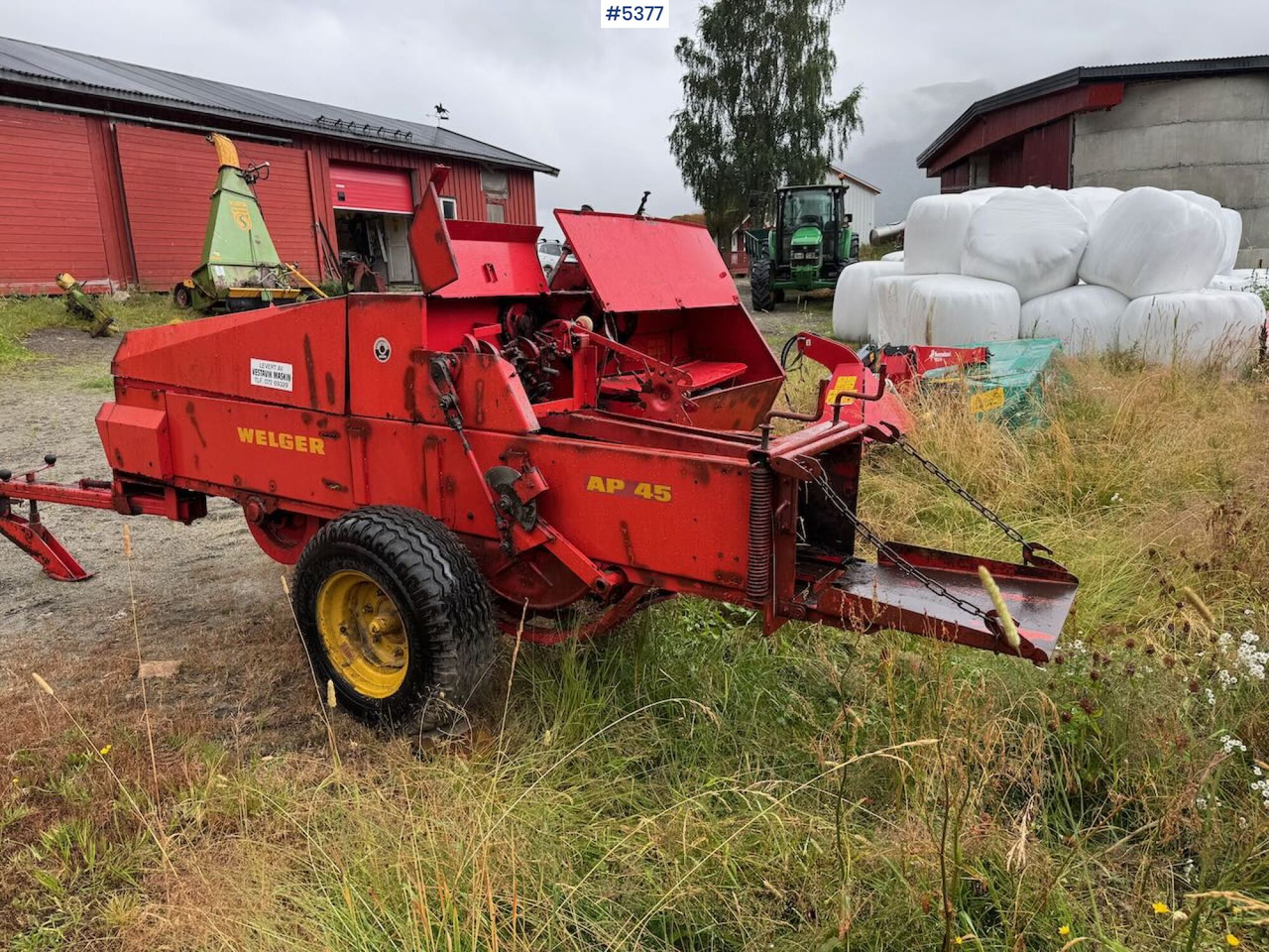 English: Welger AP 45 Square Baler - Pašarų tvarkymo technika: foto 4 English: Welger AP 45 Square Baler - Pašarų tvarkymo technika: foto 4