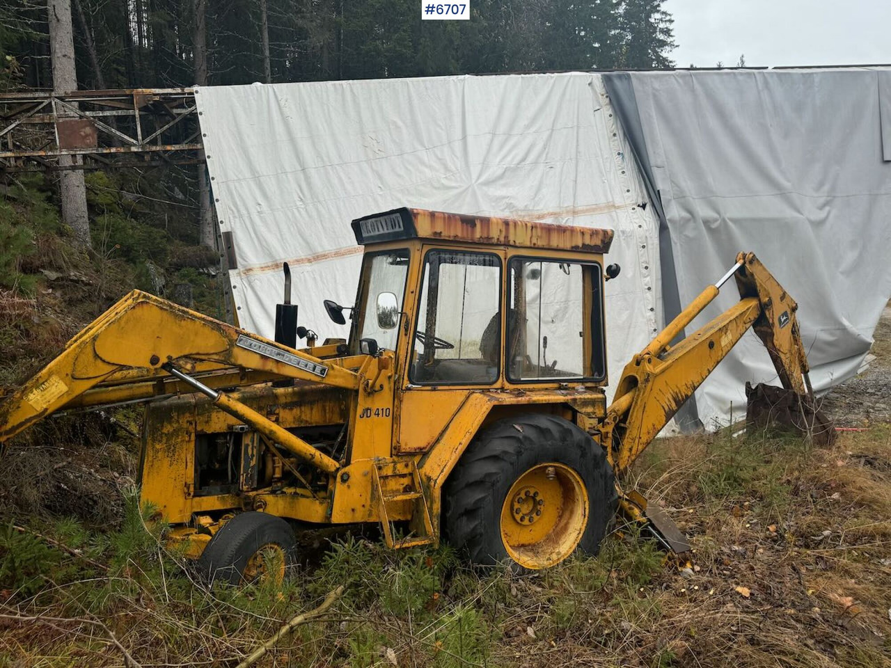 John Deere 410 Backhoe loader - Traktorius: foto 2 John Deere 410 Backhoe loader - Traktorius: foto 2