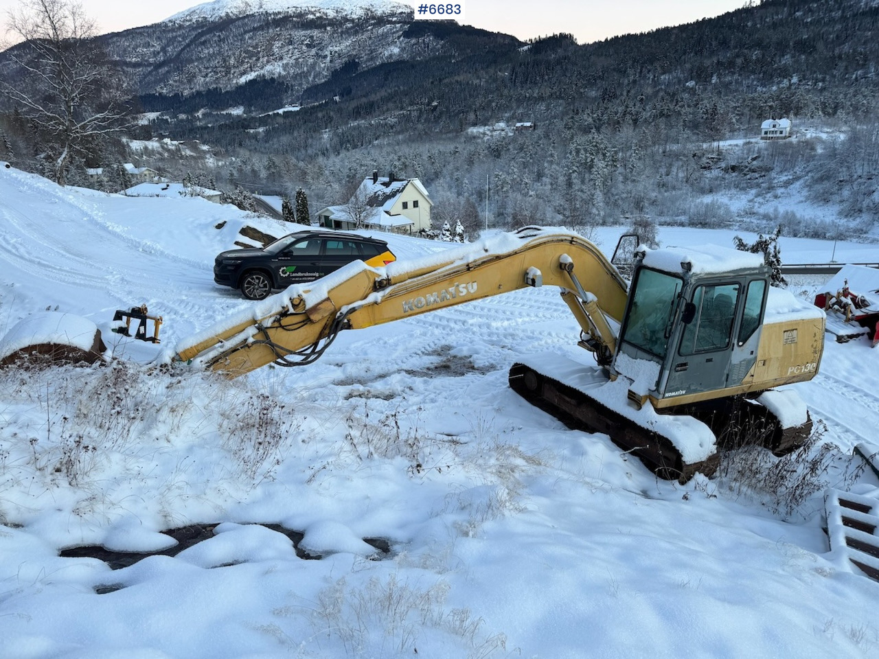 Komatsu PC 130-5K. - Ekskavatorius: foto 1 Komatsu PC 130-5K. - Ekskavatorius: foto 1