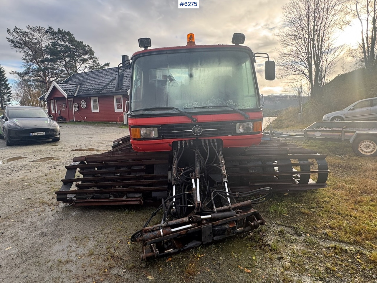 1985 Kässbohrer PB 270DS treadle machine w/ cutters and smoothing board - Komunalinė/ Specializuota technika: foto 2 1985 Kässbohrer PB 270DS treadle machine w/ cutters and smoothing board - Komunalinė/ Specializuota technika: foto 2