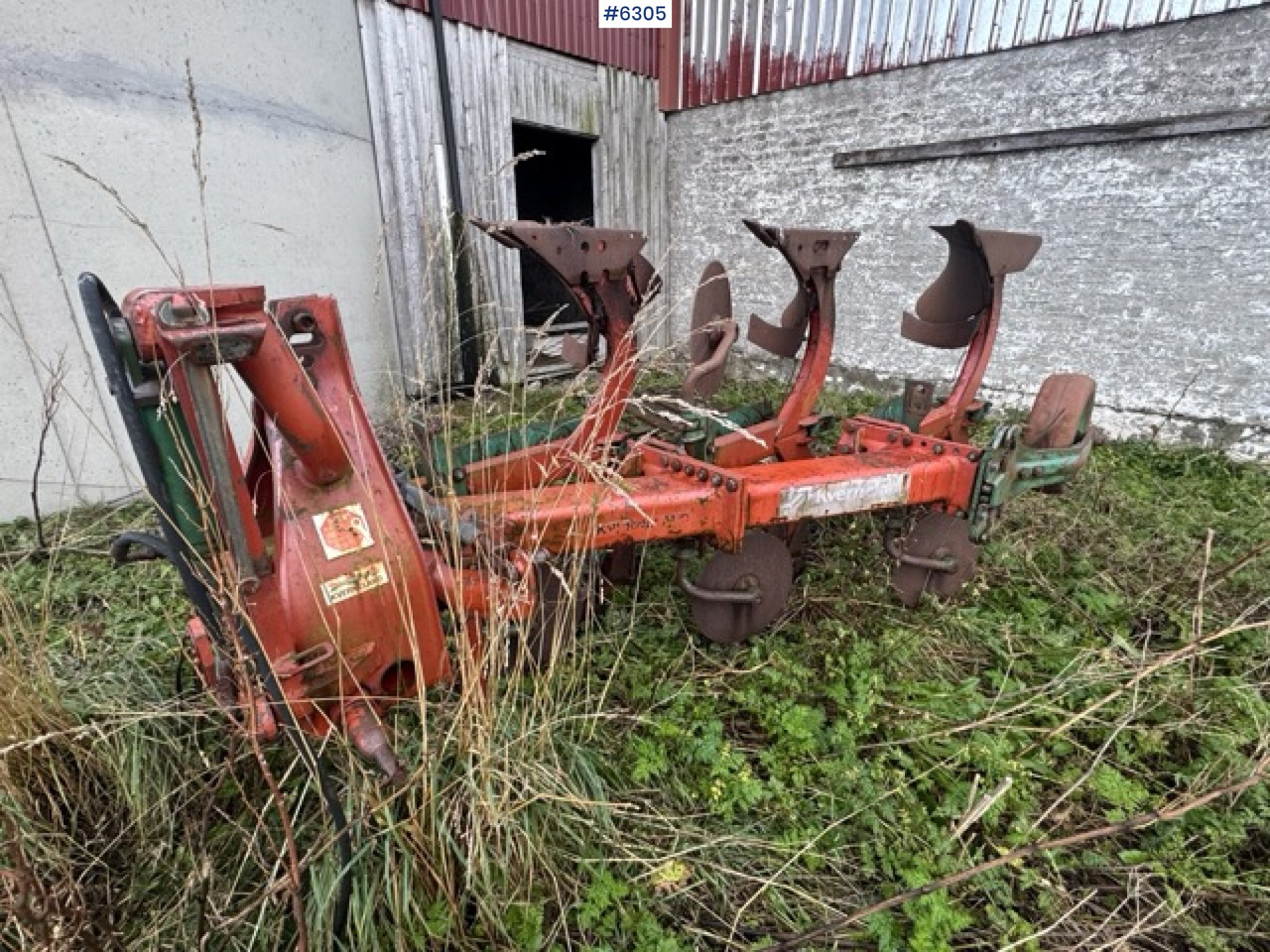 Žemės dirbimo technika Kverneland 3-furrow reversible plough: foto 7