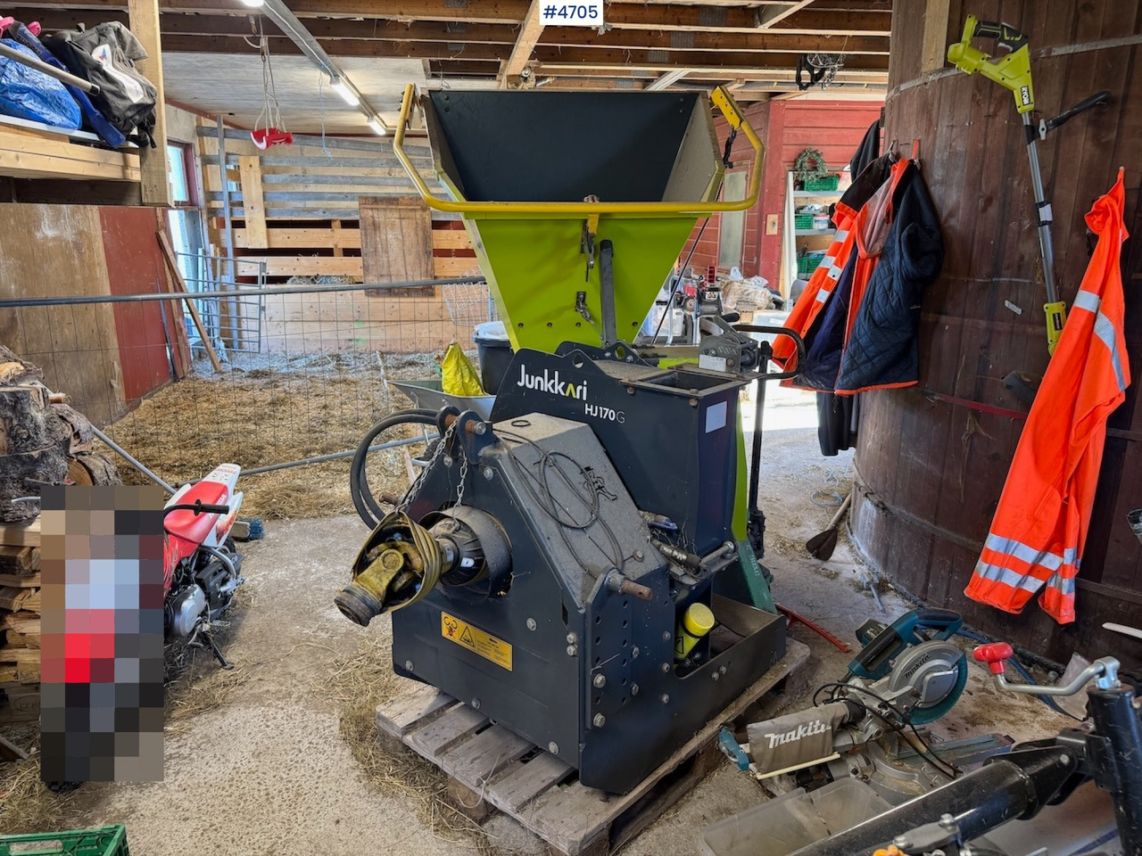 2015 Junkkari HJ170 G Chipper. - Miško technika: foto 5 2015 Junkkari HJ170 G Chipper. - Miško technika: foto 5