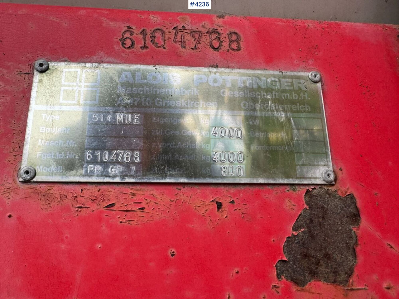 Pašarų tvarkymo technika Pottinger 514 MUE Forage wagon: foto 19