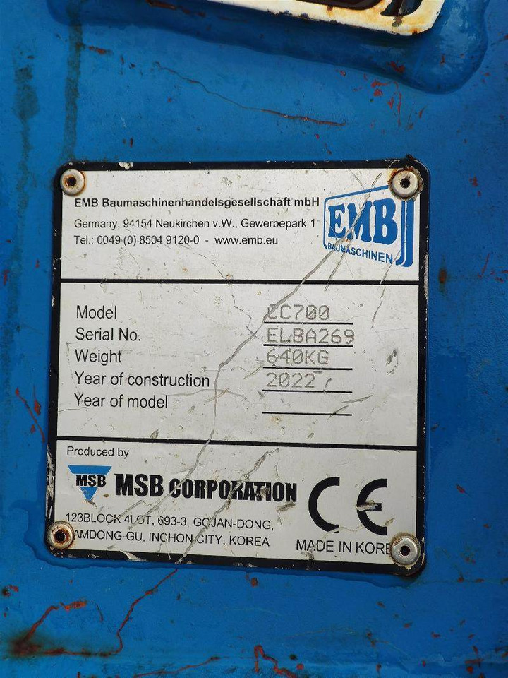 EMB CC700 - Hidraulinės žirklės: foto 4 EMB CC700 - Hidraulinės žirklės: foto 4