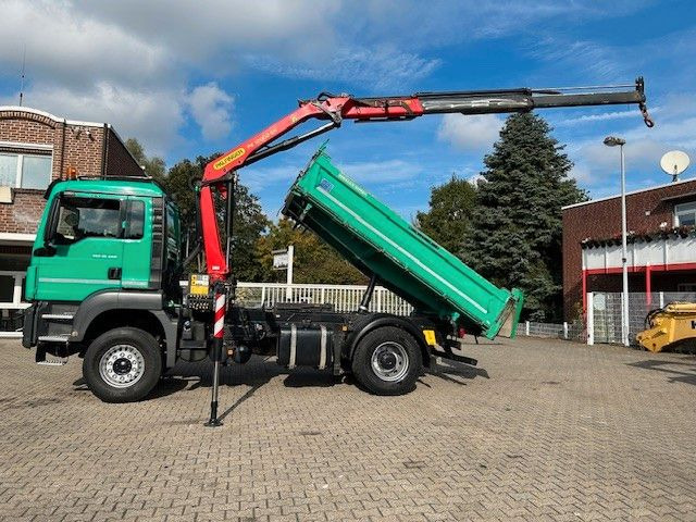 MAN 18.460 MEILLER 3SKipp PALFINGER PK 12002EH 4x2 - Savivartis sunkvežimis, Sunkvežimis su kranu: foto 4 MAN 18.460 MEILLER 3SKipp PALFINGER PK 12002EH 4x2 - Savivartis sunkvežimis, Sunkvežimis su kranu: foto 4
