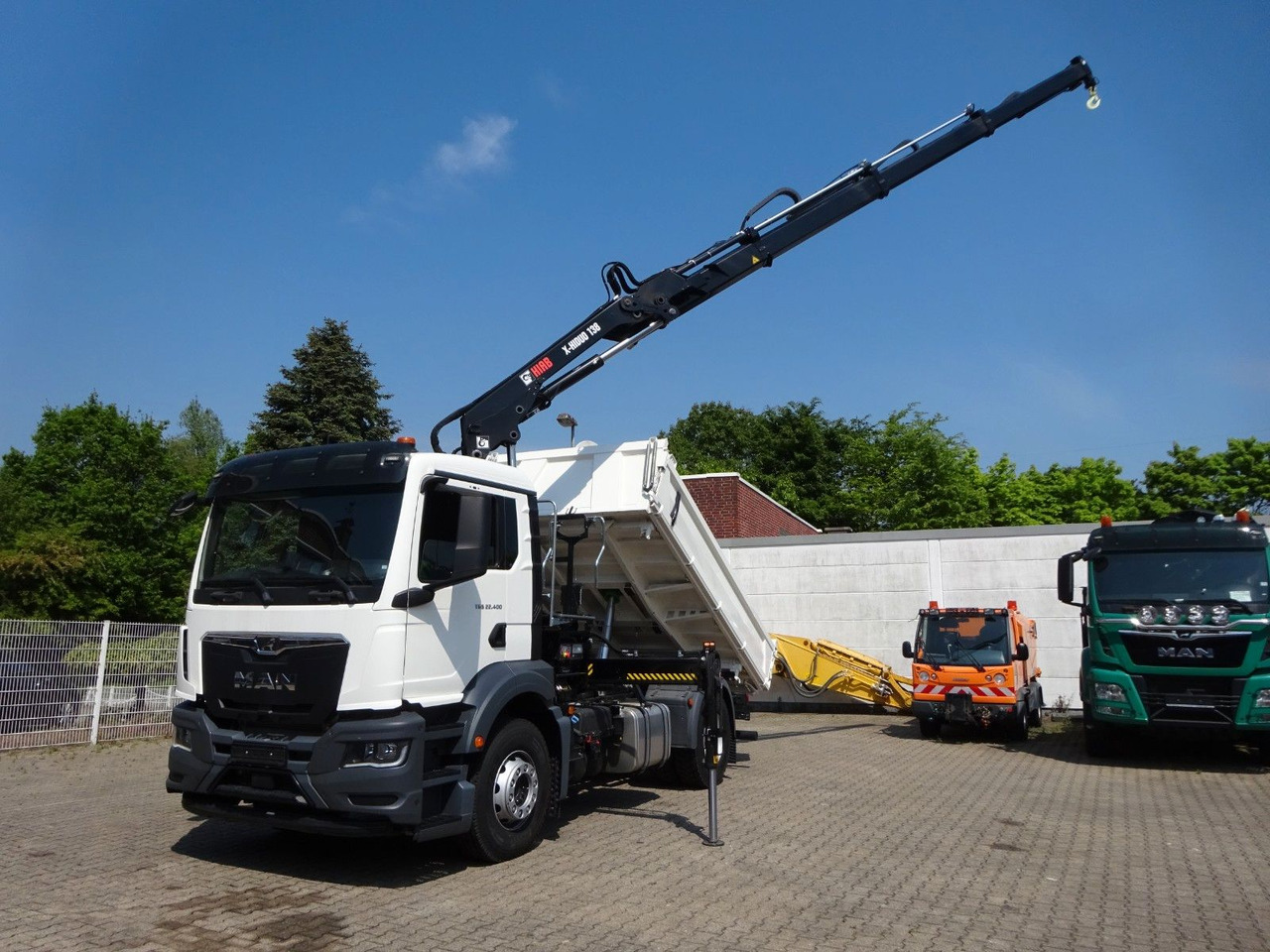 MAN 22.400 TGS + HIAB X-HIDUO 138 Kran - Savivartis sunkvežimis, Sunkvežimis su kranu: foto 3 MAN 22.400 TGS + HIAB X-HIDUO 138 Kran - Savivartis sunkvežimis, Sunkvežimis su kranu: foto 3