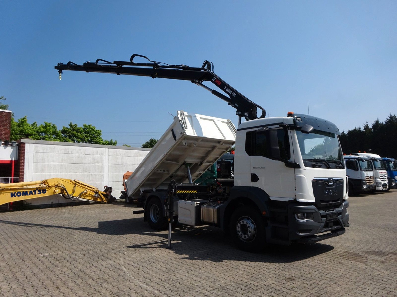 MAN 22.400 TGS + HIAB X-HIDUO 138 Kran - Savivartis sunkvežimis, Sunkvežimis su kranu: foto 5 MAN 22.400 TGS + HIAB X-HIDUO 138 Kran - Savivartis sunkvežimis, Sunkvežimis su kranu: foto 5