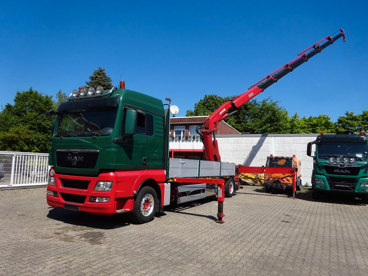 MAN 26.480 TGX + MKG HLK531 Kran +Lift-Lenkachse - Sunkvežimis su kranu: foto 5 MAN 26.480 TGX + MKG HLK531 Kran +Lift-Lenkachse - Sunkvežimis su kranu: foto 5