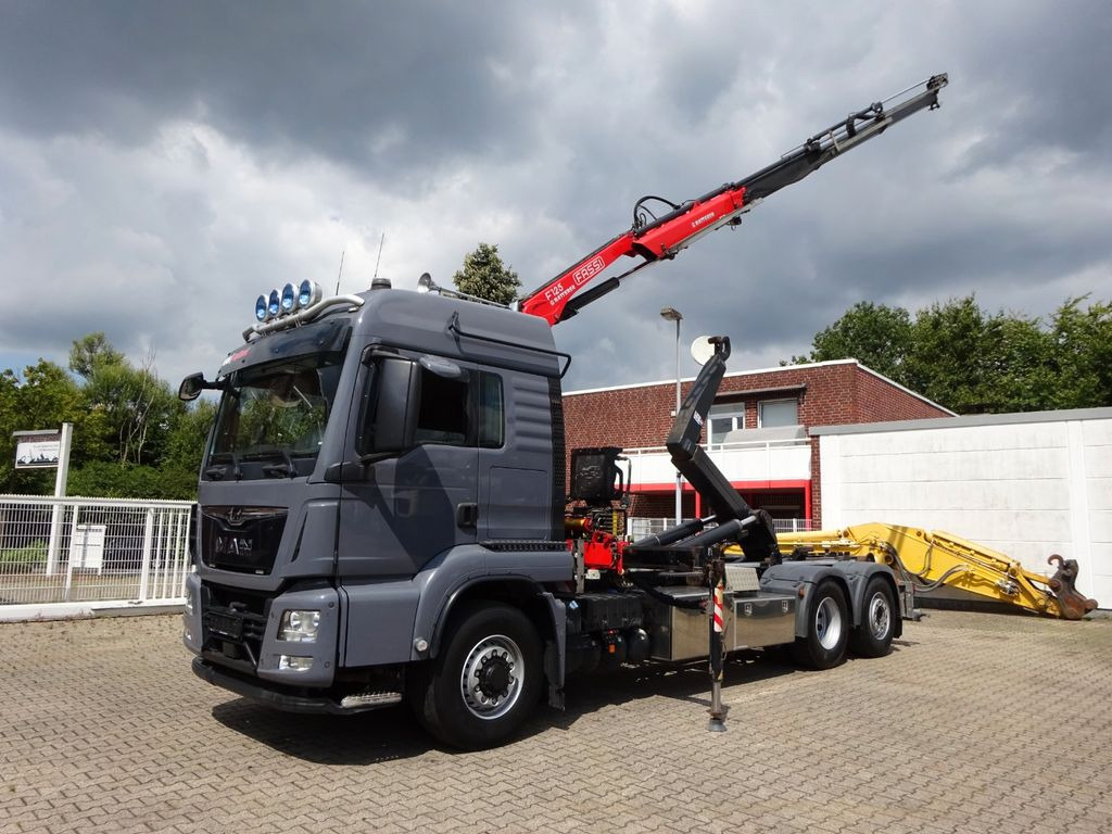 MAN 26.500 Abroller + Fassi F125A Kran 6x2-4 Allrad MAN 26.500 Abroller + Fassi F125A Kran 6x2-4 Allrad - Hook-lift sunkvežimis, Sunkvežimis su kranu: foto 2 MAN 26.500 Abroller + Fassi F125A Kran 6x2-4 Allrad MAN 26.500 Abroller + Fassi F125A Kran 6x2-4 Allrad - Hook-lift sunkvežimis, Sunkvežimis su kranu: foto 2