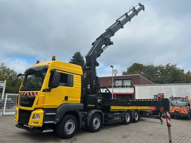 MAN 35.420 Pritsche + HIAB 700EP5 Kran 8x2 - Sunkvežimis su kranu: foto 1 MAN 35.420 Pritsche + HIAB 700EP5 Kran 8x2 - Sunkvežimis su kranu: foto 1