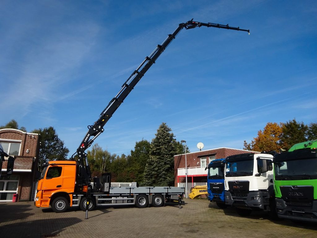 Mercedes-Benz 3751 Arocs Pritsche + HIAB 858 + JIB 8x2 Mercedes-Benz 3751 Arocs Pritsche + HIAB 858 + JIB 8x2 - Sunkvežimis su kranu, Platforminis/ Bortinis sunkvežimis: foto 2 Mercedes-Benz 3751 Arocs Pritsche + HIAB 858 + JIB 8x2 Mercedes-Benz 3751 Arocs Pritsche + HIAB 858 + JIB 8x2 - Sunkvežimis su kranu, Platforminis/ Bortinis sunkvežimis: foto 2