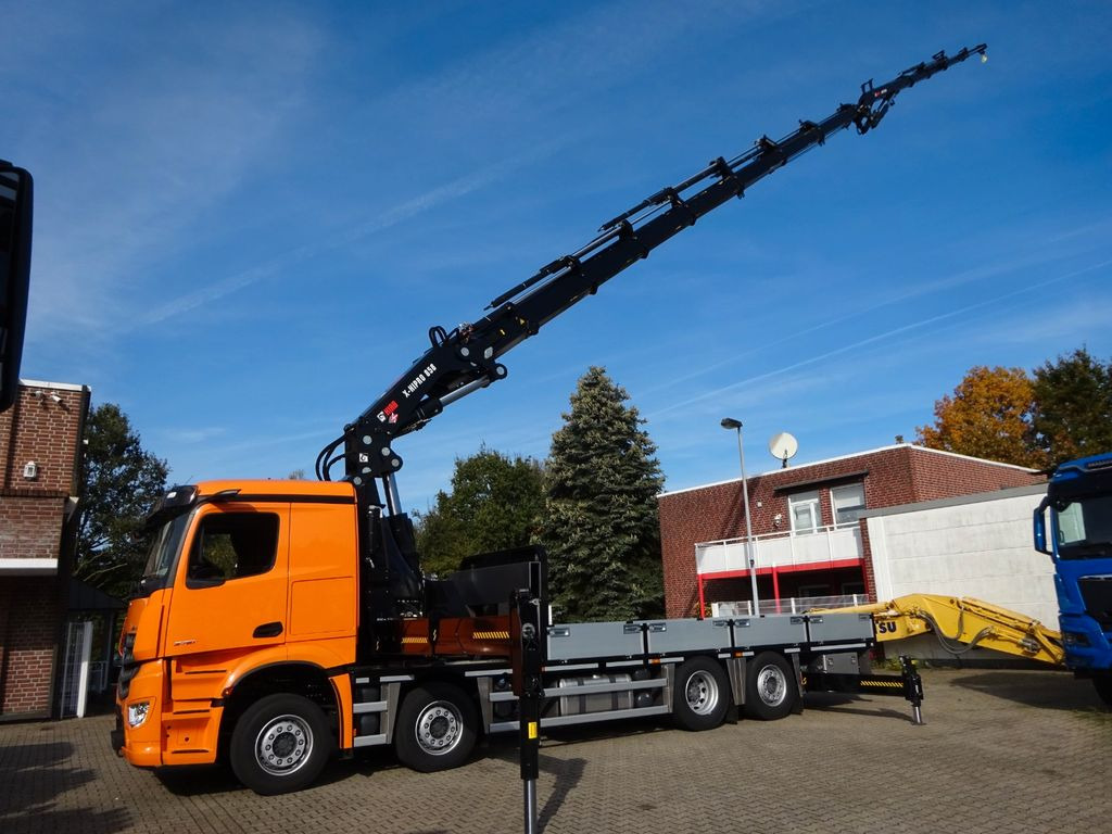 Mercedes-Benz 3751 Arocs Pritsche + HIAB 858 + JIB 8x2 Mercedes-Benz 3751 Arocs Pritsche + HIAB 858 + JIB 8x2 - Sunkvežimis su kranu, Platforminis/ Bortinis sunkvežimis: foto 1 Mercedes-Benz 3751 Arocs Pritsche + HIAB 858 + JIB 8x2 Mercedes-Benz 3751 Arocs Pritsche + HIAB 858 + JIB 8x2 - Sunkvežimis su kranu, Platforminis/ Bortinis sunkvežimis: foto 1