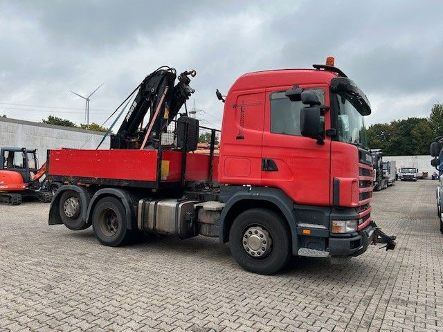 Scania 124 L 470 Pritsche + MKG HLK 201 HP 6x2 - Platforminis/ Bortinis sunkvežimis, Sunkvežimis su kranu: foto 5 Scania 124 L 470 Pritsche + MKG HLK 201 HP 6x2 - Platforminis/ Bortinis sunkvežimis, Sunkvežimis su kranu: foto 5