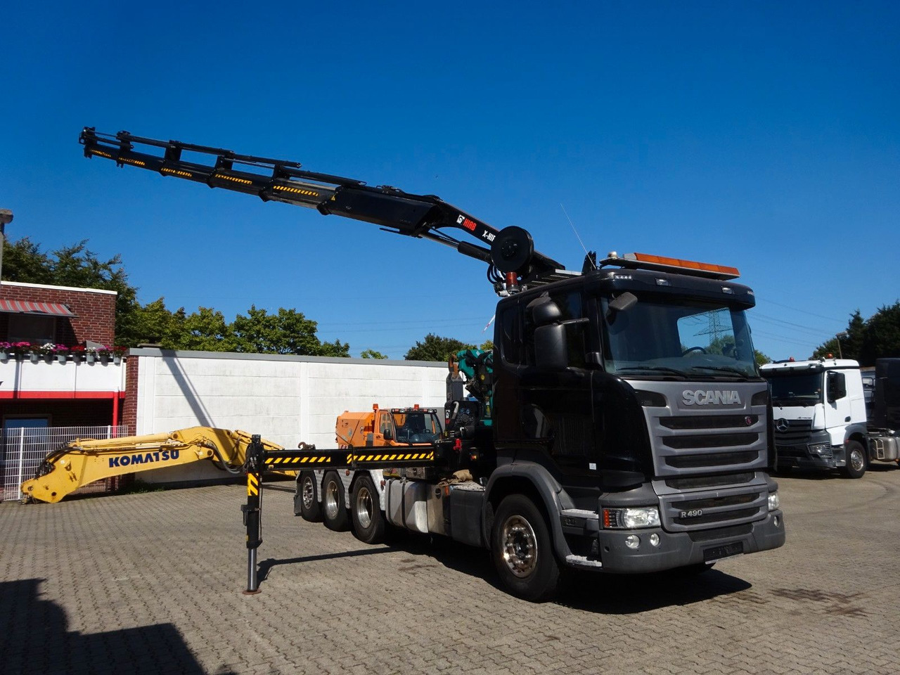 Scania R490 Abroller + HIAB 302E-6 Bj.2021 !Kran TRIDEM Scania R490 Abroller + HIAB 302E-6 Bj.2021 !Kran TRIDEM - Sunkvežimis su kranu, Hook-lift sunkvežimis: foto 3 Scania R490 Abroller + HIAB 302E-6 Bj.2021 !Kran TRIDEM Scania R490 Abroller + HIAB 302E-6 Bj.2021 !Kran TRIDEM - Sunkvežimis su kranu, Hook-lift sunkvežimis: foto 3
