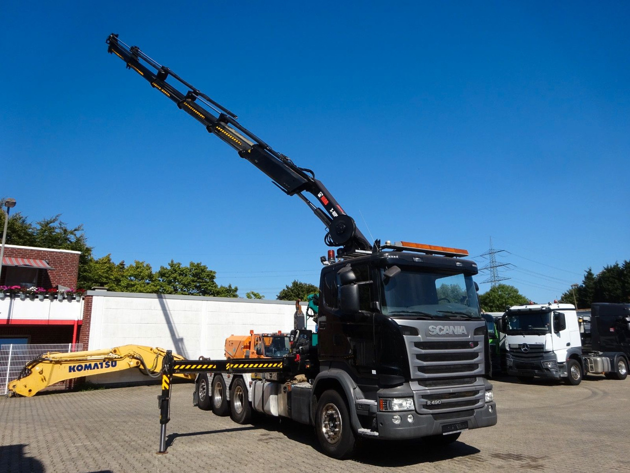 Scania R490 Abroller + HIAB 302E-6 Bj.2021 !Kran TRIDEM Scania R490 Abroller + HIAB 302E-6 Bj.2021 !Kran TRIDEM - Hook-lift sunkvežimis, Sunkvežimis su kranu: foto 1 Scania R490 Abroller + HIAB 302E-6 Bj.2021 !Kran TRIDEM Scania R490 Abroller + HIAB 302E-6 Bj.2021 !Kran TRIDEM - Hook-lift sunkvežimis, Sunkvežimis su kranu: foto 1