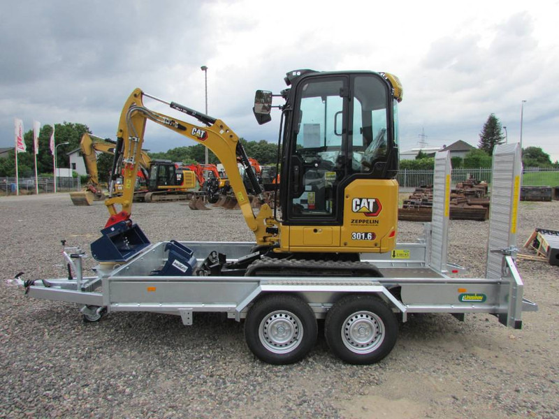 Unsinn UB 3618-35-14 Baumaschinenanhänger 3,5 t - Žemo profilio platforma priekaba: foto 1 Unsinn UB 3618-35-14 Baumaschinenanhänger 3,5 t - Žemo profilio platforma priekaba: foto 1