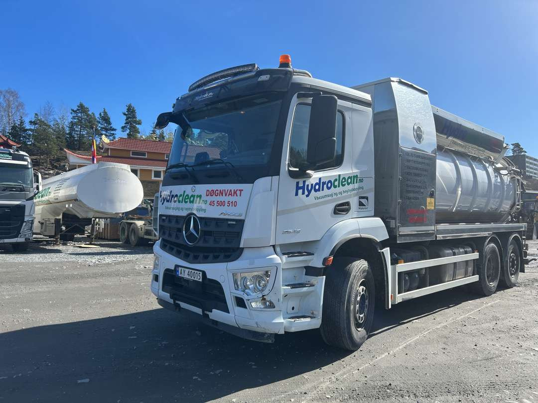 2019 Kombibil MERCEDES-BENZ AROCS 2543 EU-godkjent Euroklasse 6T - Asenizatorius: foto 1 2019 Kombibil MERCEDES-BENZ AROCS 2543 EU-godkjent Euroklasse 6T - Asenizatorius: foto 1