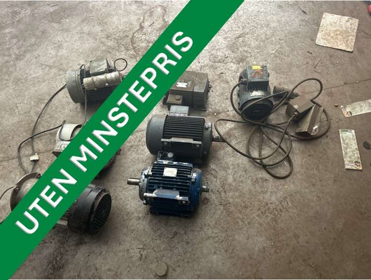 7 stk. elektromotorer (uten minstepris) - Garažo įranga: foto 1 7 stk. elektromotorer (uten minstepris) - Garažo įranga: foto 1