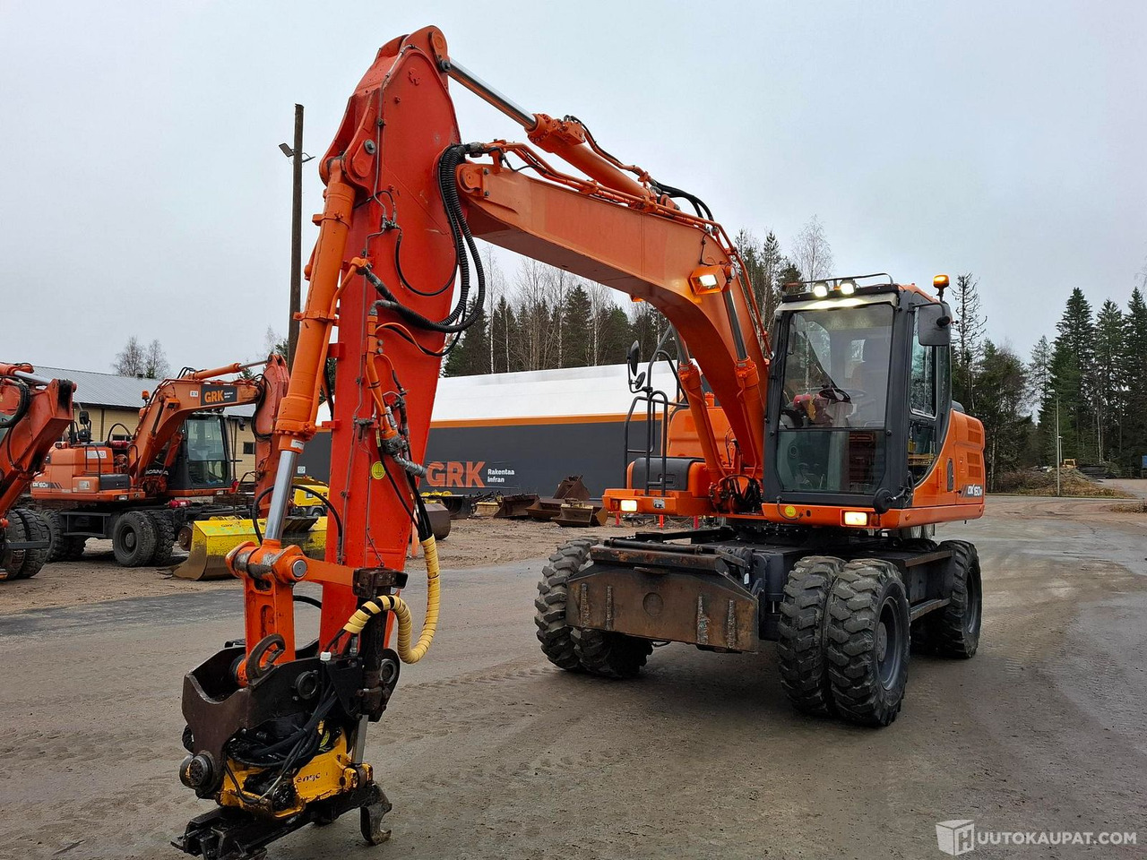 Doosan DX160W-3, 2013, Sonkajärvi - Ratinis ekskavatorius: foto 1 Doosan DX160W-3, 2013, Sonkajärvi - Ratinis ekskavatorius: foto 1