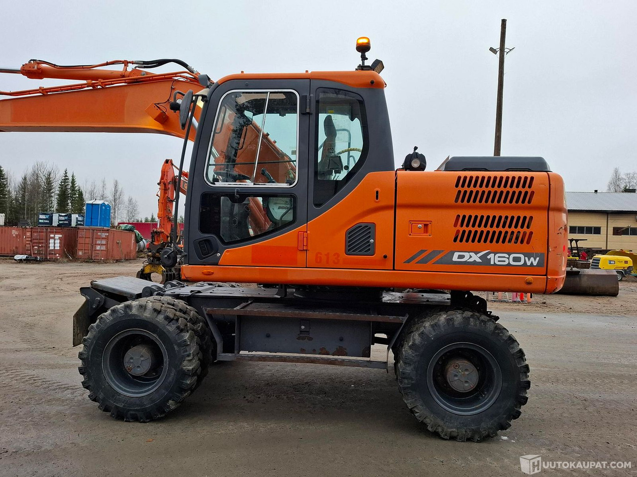 Doosan DX160W-3, 2013, Sonkajärvi - Ratinis ekskavatorius: foto 3 Doosan DX160W-3, 2013, Sonkajärvi - Ratinis ekskavatorius: foto 3