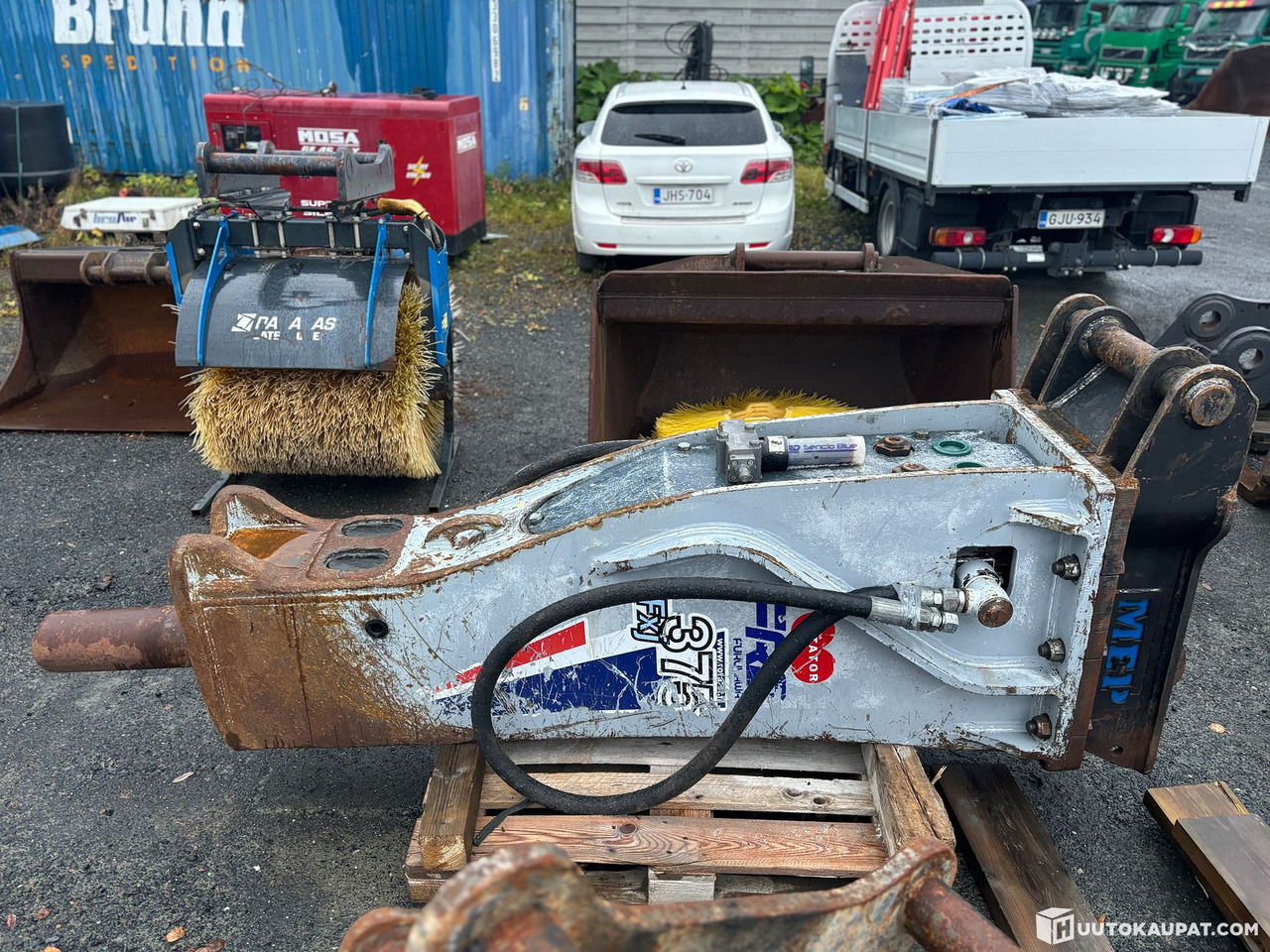 Furukawa 375 FXJ + NTP30 MEP coupler. Hydraulic breaker. 2015, Tornio - Hidraulinis kūjis: foto 1 Furukawa 375 FXJ + NTP30 MEP coupler. Hydraulic breaker. 2015, Tornio - Hidraulinis kūjis: foto 1