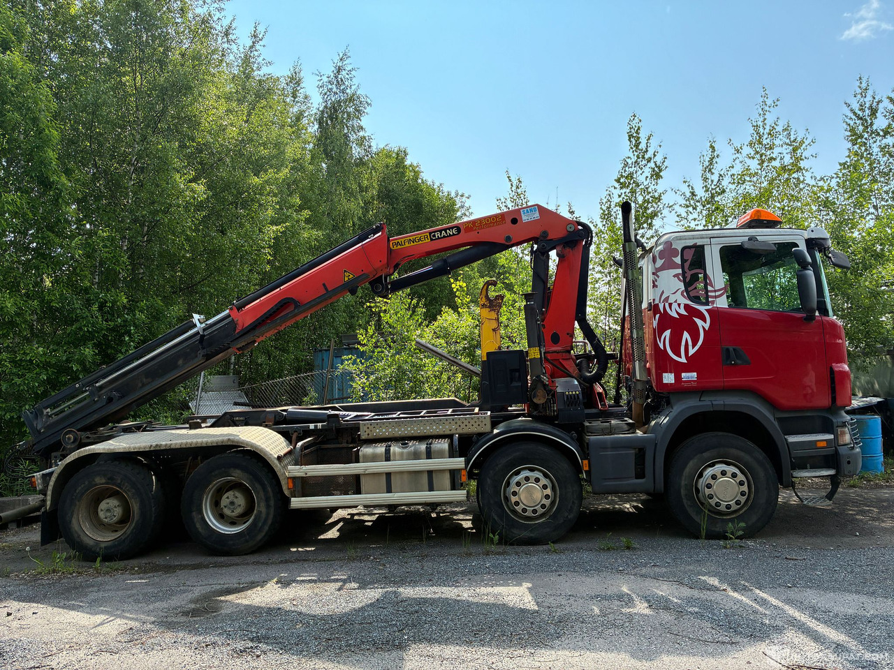 Scania R 440 8x4, 2010 Kuorma-Auto + Palfinger PK 23002 nosturi, Tampere - Sunkvežimis: foto 3 Scania R 440 8x4, 2010 Kuorma-Auto + Palfinger PK 23002 nosturi, Tampere - Sunkvežimis: foto 3