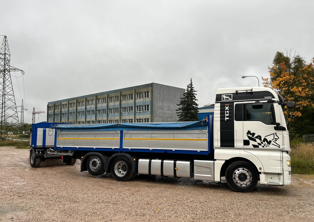 MAN TGX Tandem 1m burty TOP KOMPLET / ALUFELGI / zarejestrowany gotowy do pracy / przyczepa 18t / FULL OPCJA / 26.420 26.460 26.500 26.400 26.440 26.480 26.510 460 500 - Kita technika: foto 2 MAN TGX Tandem 1m burty TOP KOMPLET / ALUFELGI / zarejestrowany gotowy do pracy / przyczepa 18t / FULL OPCJA / 26.420 26.460 26.500 26.400 26.440 26.480 26.510 460 500 - Kita technika: foto 2