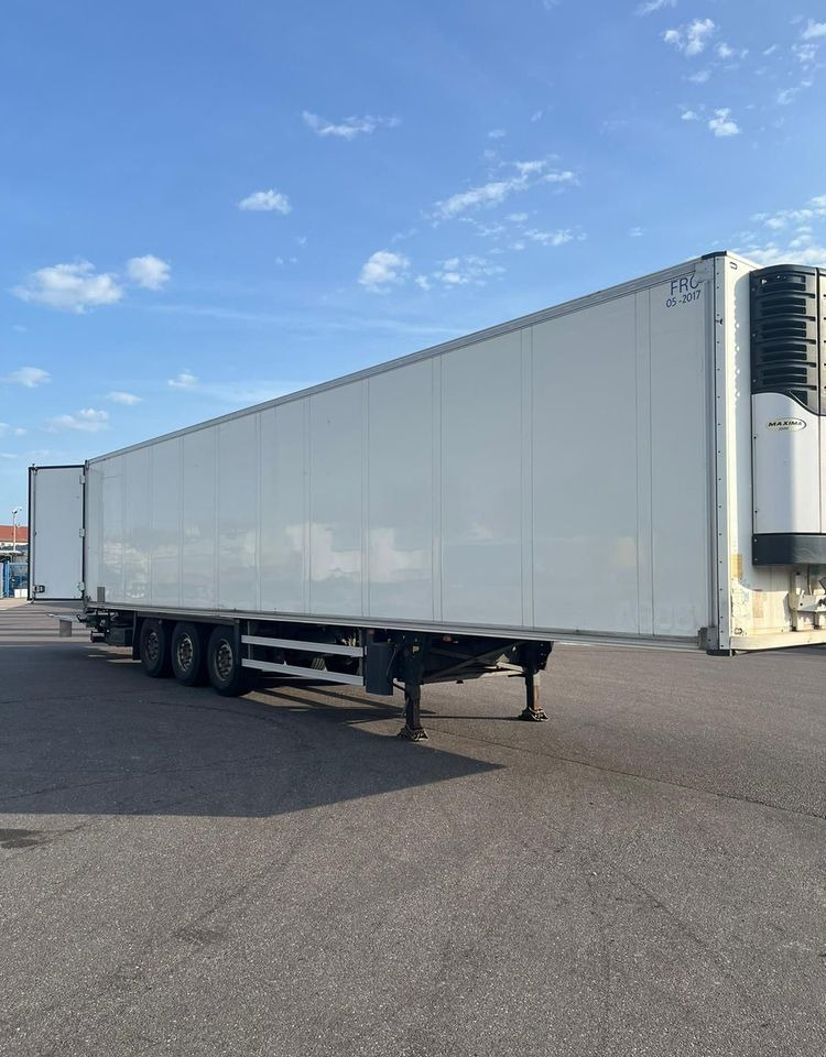 Schmitz Cargobull CARRIER MAXIMA 1300 / WINDA / DOPPEL STOCK / ŚCIANA GRODZIOWA / BELKI / PODNOSZONA OŚ / z Niemiec / TOP STAN 2011/ CARRIER CHŁODNIA CHLODNIA LODÓWKA PODWÓJNY ZAŁADUNEK PIĘTROWA - Refrižeratorius puspriekabė: foto 1 Schmitz Cargobull CARRIER MAXIMA 1300 / WINDA / DOPPEL STOCK / ŚCIANA GRODZIOWA / BELKI / PODNOSZONA OŚ / z Niemiec / TOP STAN 2011/ CARRIER CHŁODNIA CHLODNIA LODÓWKA PODWÓJNY ZAŁADUNEK PIĘTROWA - Refrižeratorius puspriekabė: foto 1