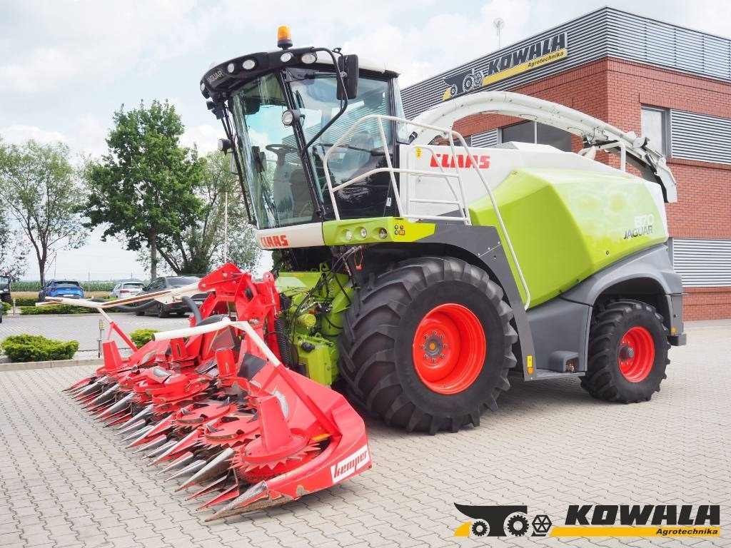 Claas Jaguar 870 + Kemper 360 Plus - Pašarų kombainas: foto 1 Claas Jaguar 870 + Kemper 360 Plus - Pašarų kombainas: foto 1