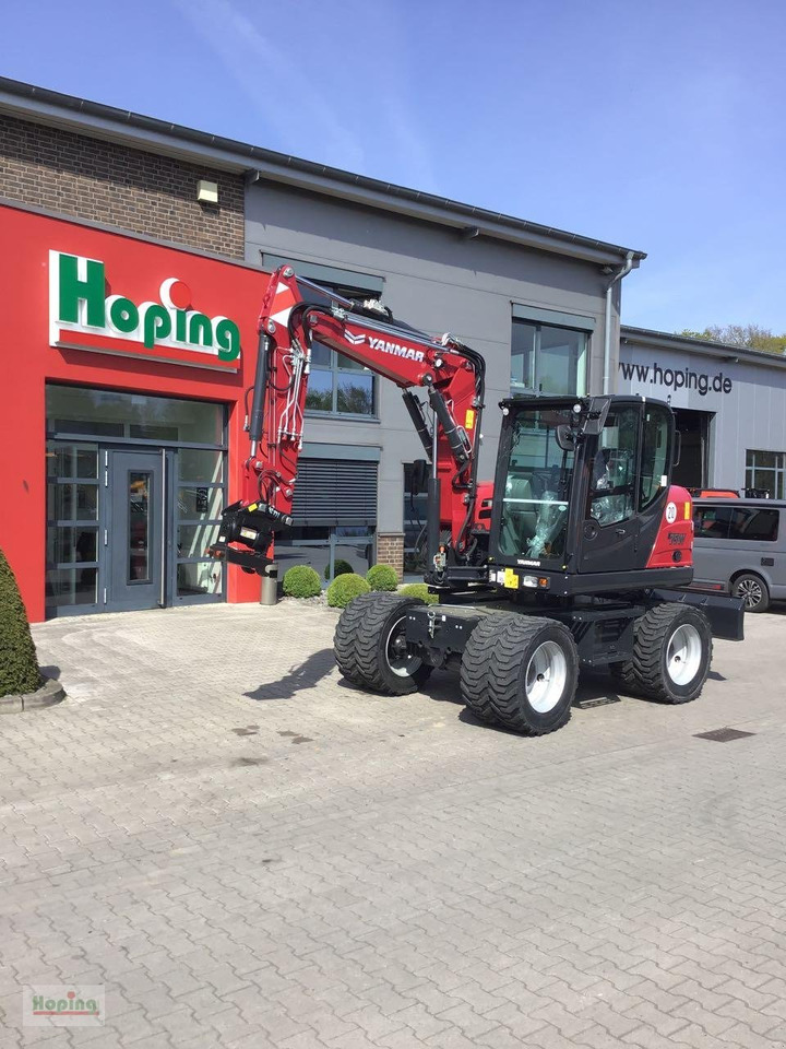 Yanmar B75W - Ratinis ekskavatorius: foto 1 Yanmar B75W - Ratinis ekskavatorius: foto 1