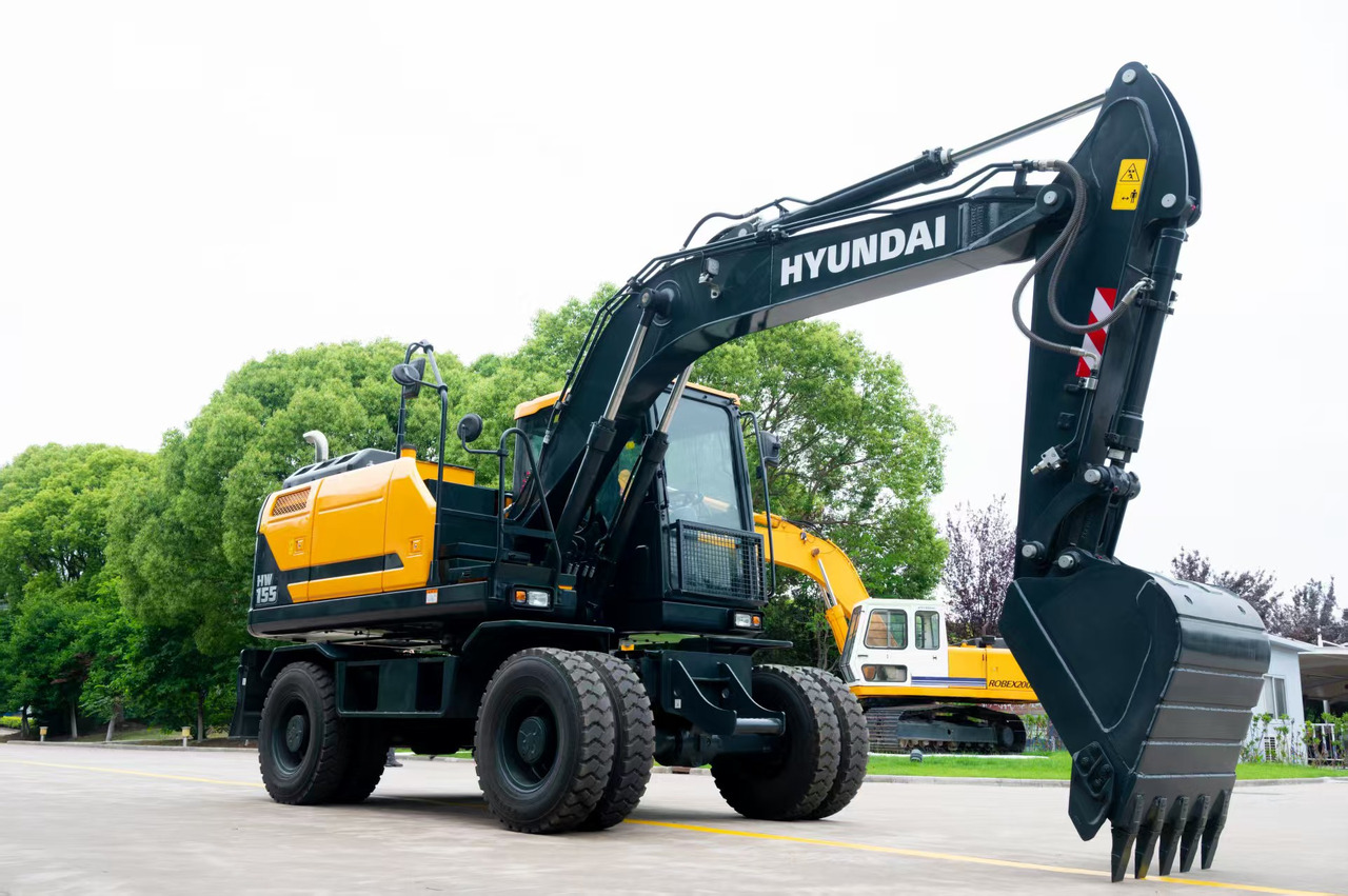 HYUNDAI HW155 - Ratinis ekskavatorius: foto 5 HYUNDAI HW155 - Ratinis ekskavatorius: foto 5