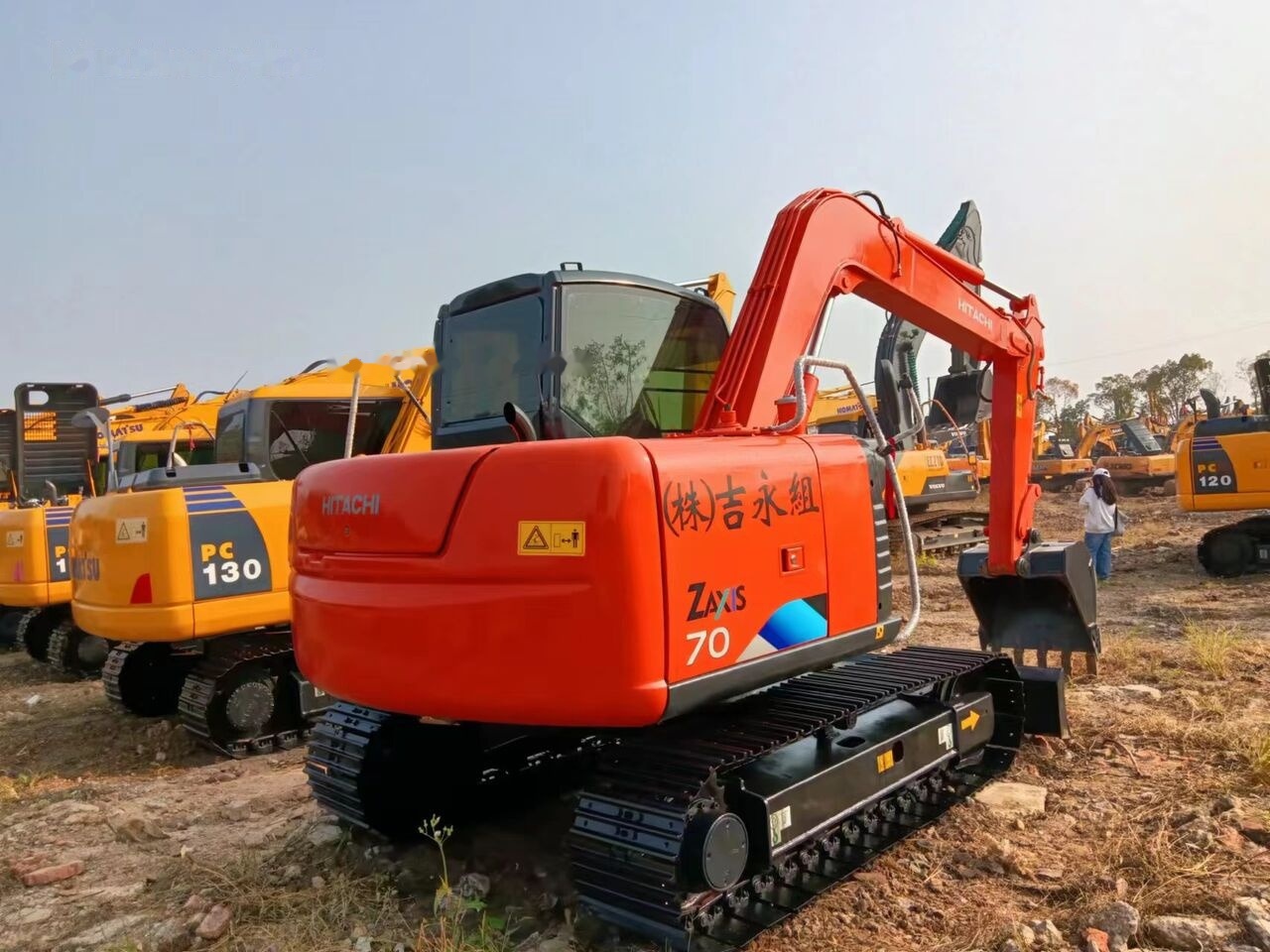 Hitachi ZX70 - Mini ekskavatorius: foto 1 Hitachi ZX70 - Mini ekskavatorius: foto 1
