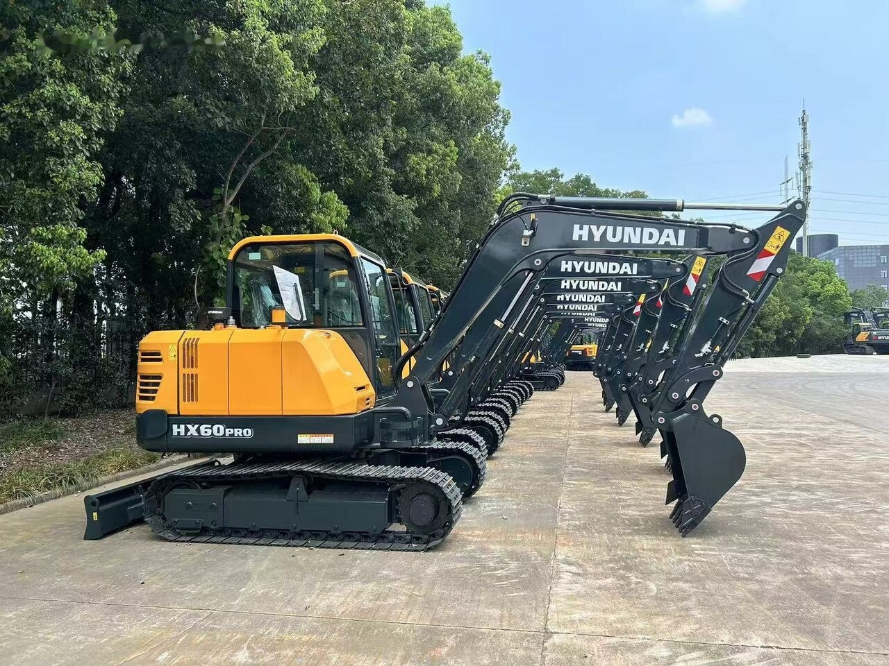 Hyundai HX60 PRO New machine - Mini ekskavatorius: foto 4 Hyundai HX60 PRO New machine - Mini ekskavatorius: foto 4