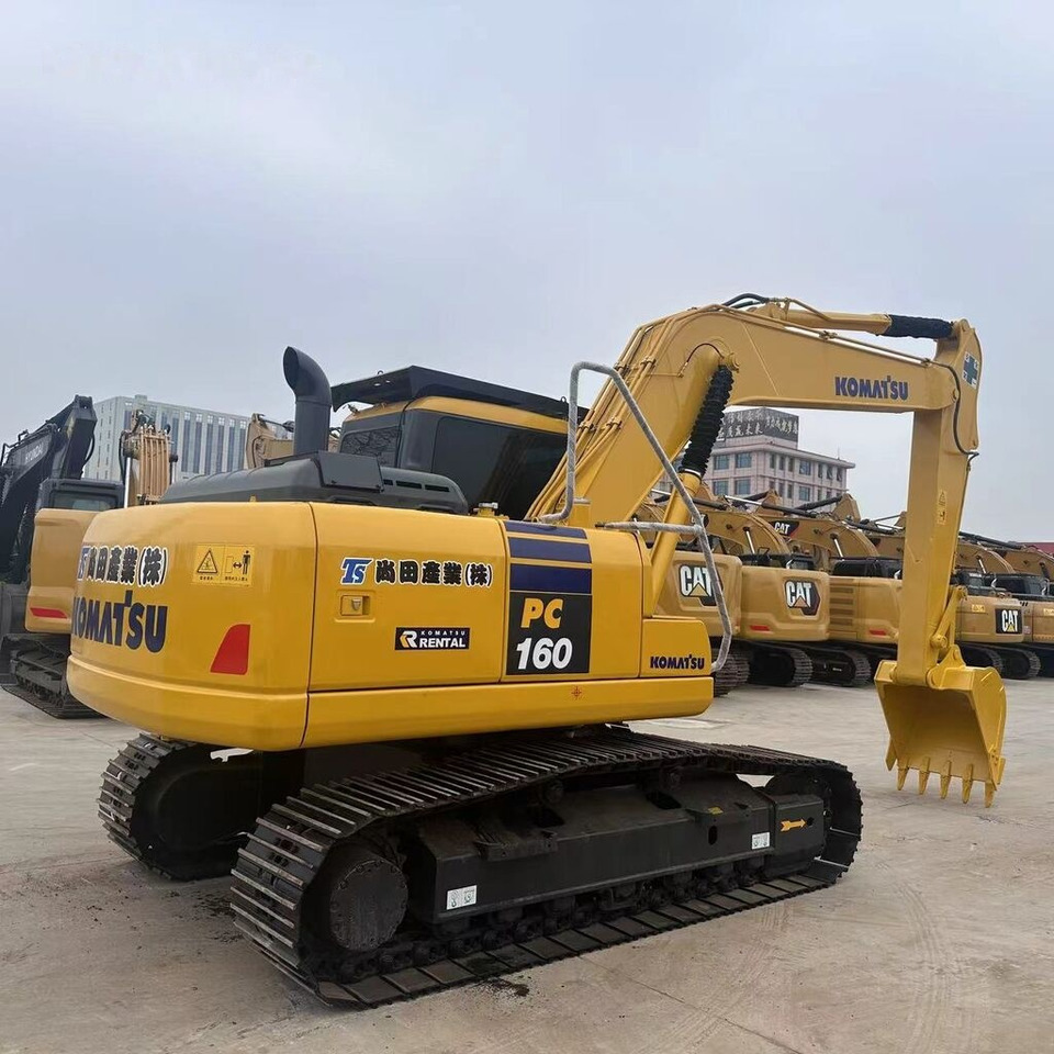 Komatsu PC160 - Vikšrinis ekskavatorius: foto 1 Komatsu PC160 - Vikšrinis ekskavatorius: foto 1