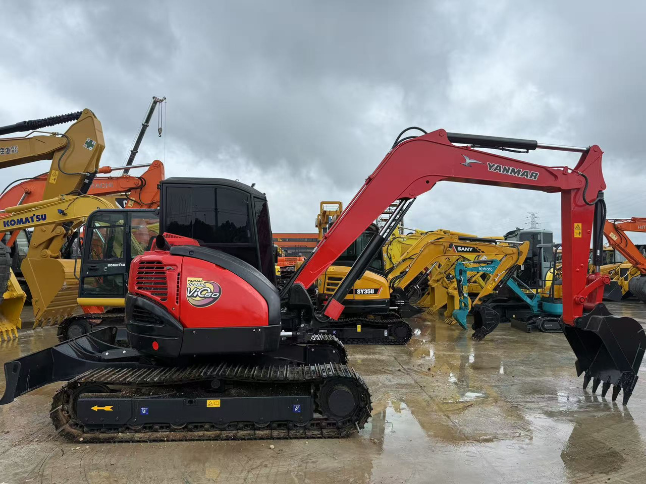 Yanmar Vio80 - Mini ekskavatorius: foto 5 Yanmar Vio80 - Mini ekskavatorius: foto 5
