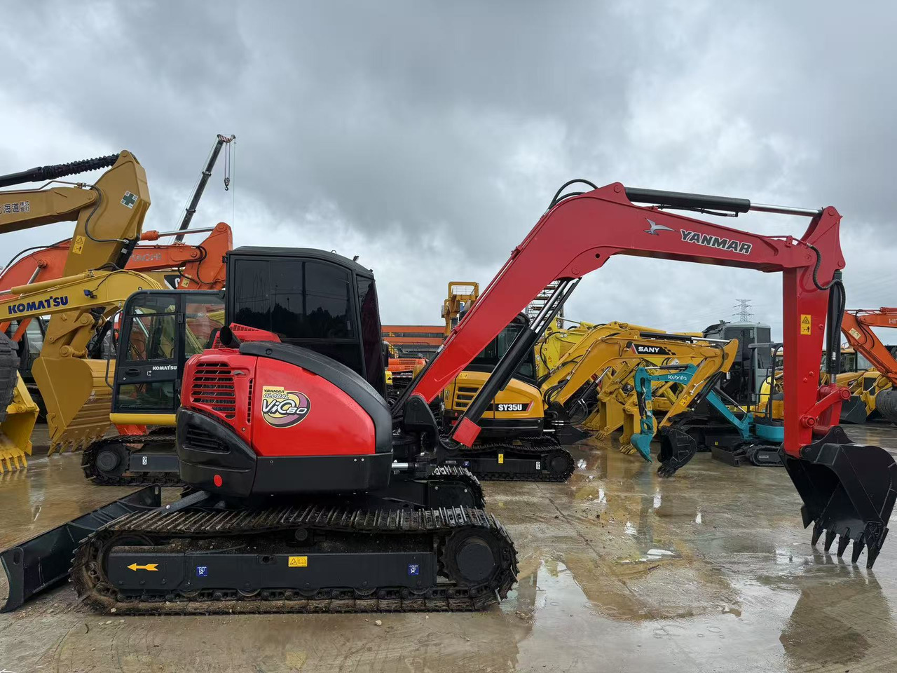 Yanmar Vio80 - Mini ekskavatorius: foto 4 Yanmar Vio80 - Mini ekskavatorius: foto 4