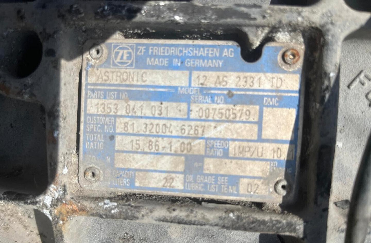 Cambio Iveco Stralis ZF ASTRONIC 12 AS 2331 TD - Pavarų dėžė - Sunkvežimis: foto 3 Cambio Iveco Stralis ZF ASTRONIC 12 AS 2331 TD - Pavarų dėžė - Sunkvežimis: foto 3