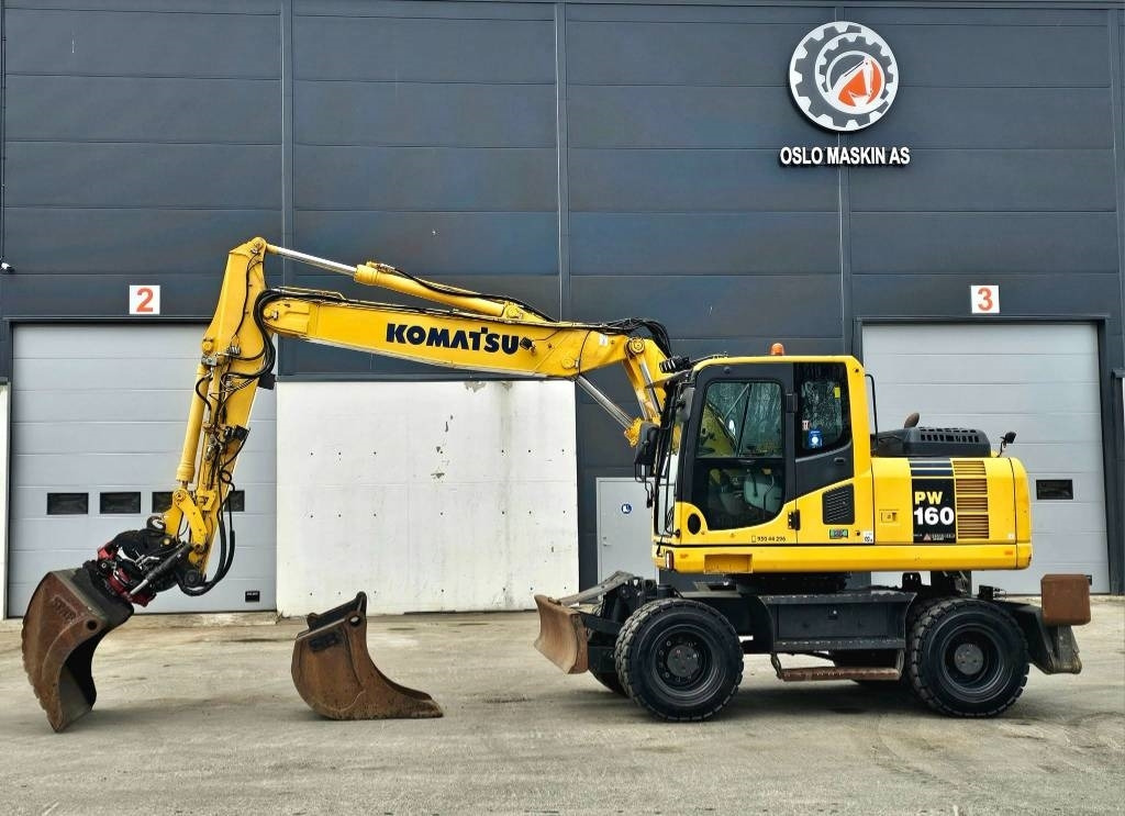 Komatsu pw 160 -8 - Ratinis ekskavatorius: foto 2 Komatsu pw 160 -8 - Ratinis ekskavatorius: foto 2