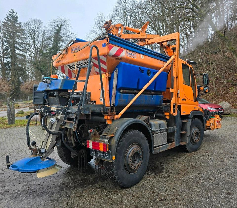 Mercedes-Benz Unimog 405 U400 mit Mulag MKM 700 Schmidt Stratos Salzstreuer 400 500 300 423 430 527 Dücker - Komunalinė/ Specializuota technika: foto 3 Mercedes-Benz Unimog 405 U400 mit Mulag MKM 700 Schmidt Stratos Salzstreuer 400 500 300 423 430 527 Dücker - Komunalinė/ Specializuota technika: foto 3