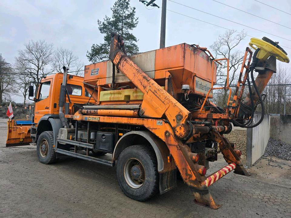Mercedes-Benz Atego 1828 AK Absetzkipper Meiller Schmidt Schneepflug Küpper-Weisser Salzstreuer Allrad - Sniego valymo mašina: foto 2 Mercedes-Benz Atego 1828 AK Absetzkipper Meiller Schmidt Schneepflug Küpper-Weisser Salzstreuer Allrad - Sniego valymo mašina: foto 2
