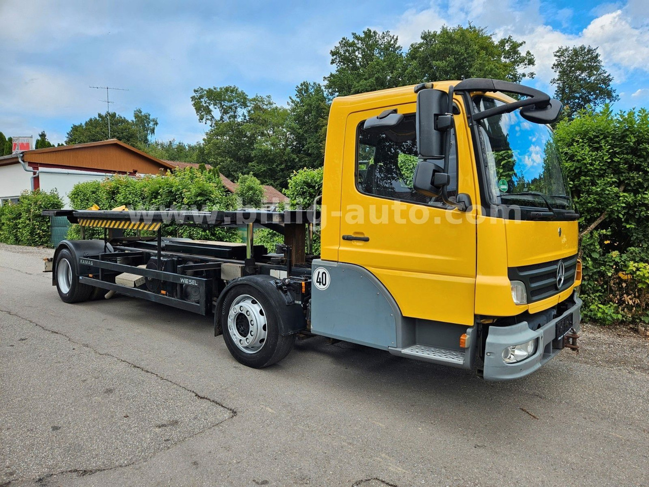 Mercedes-Benz Kamag * WBH 25 * Wiesel * Umsetzer * Sattelkupp. - Konteineris-vežimus/ Sukeisti kūną sunkvežimis: foto 2 Mercedes-Benz Kamag * WBH 25 * Wiesel * Umsetzer * Sattelkupp. - Konteineris-vežimus/ Sukeisti kūną sunkvežimis: foto 2
