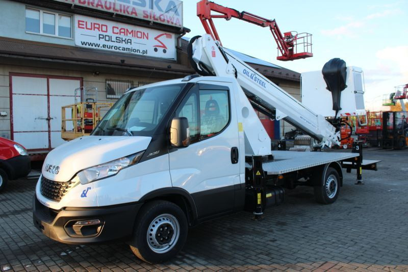 Oil&Steel Scorpion 2013 - 20 m zamontowany na Iveco 35S14H - Autobokštelio: foto 1 Oil&Steel Scorpion 2013 - 20 m zamontowany na Iveco 35S14H - Autobokštelio: foto 1