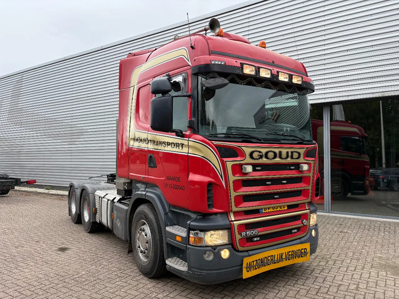 Scania R500 V8 / 6x4 / HANDGESCHAKELD / SCHUIFSCHOTEL / HYDRAULIEK / RETARDER / - Vilkikas: foto 1 Scania R500 V8 / 6x4 / HANDGESCHAKELD / SCHUIFSCHOTEL / HYDRAULIEK / RETARDER / - Vilkikas: foto 1
