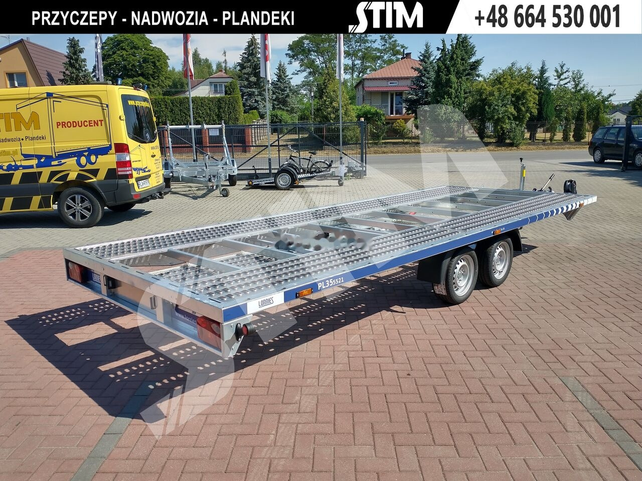 Lorries PL35-5521 - Autovežis priekaba: foto 1 Lorries PL35-5521 - Autovežis priekaba: foto 1