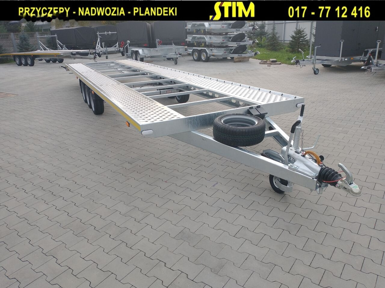 Stim L23, Stal / Aluminium - Autovežis priekaba: foto 2 Stim L23, Stal / Aluminium - Autovežis priekaba: foto 2