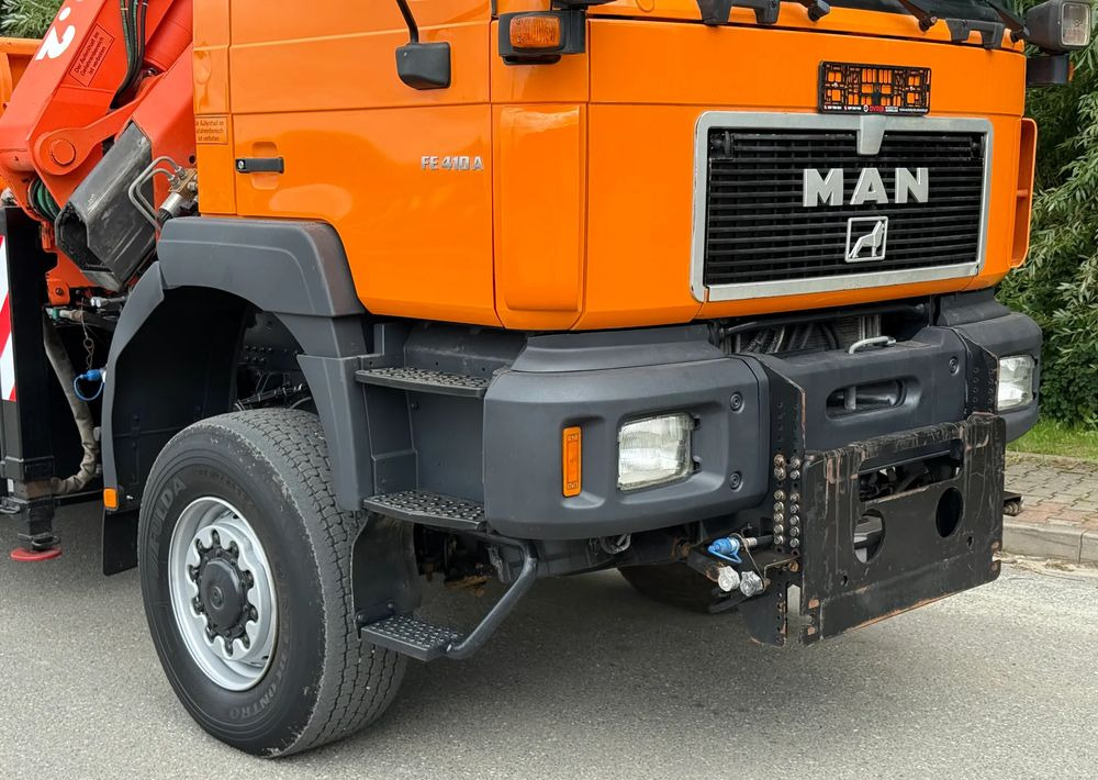 MAN * FE 410 A * MAN * 4x4 * HDS ATLAS 190 * Kiper Wywrotka * Bardzo Dobry Stan * Sprowadzony - Savivartis sunkvežimis, Sunkvežimis su kranu: foto 4 MAN * FE 410 A * MAN * 4x4 * HDS ATLAS 190 * Kiper Wywrotka * Bardzo Dobry Stan * Sprowadzony - Savivartis sunkvežimis, Sunkvežimis su kranu: foto 4
