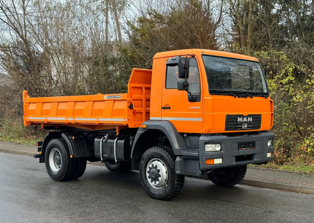 MAN * LE 280 B * MAN * 4x4 * Kiper Wywrotka x3 * Meiller * Sprowadzony * Stan Perfekcyjny * - Savivartis sunkvežimis: foto 2 MAN * LE 280 B * MAN * 4x4 * Kiper Wywrotka x3 * Meiller * Sprowadzony * Stan Perfekcyjny * - Savivartis sunkvežimis: foto 2