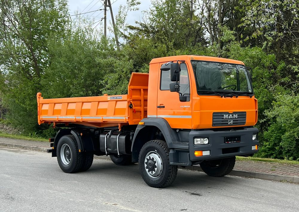 MAN * LE 280 B * MAN * 4x4 * Kiper Wywrotka x3 * Meiller * Sprowadzony * Stan Perfekcyjny * - Savivartis sunkvežimis: foto 2 MAN * LE 280 B * MAN * 4x4 * Kiper Wywrotka x3 * Meiller * Sprowadzony * Stan Perfekcyjny * - Savivartis sunkvežimis: foto 2