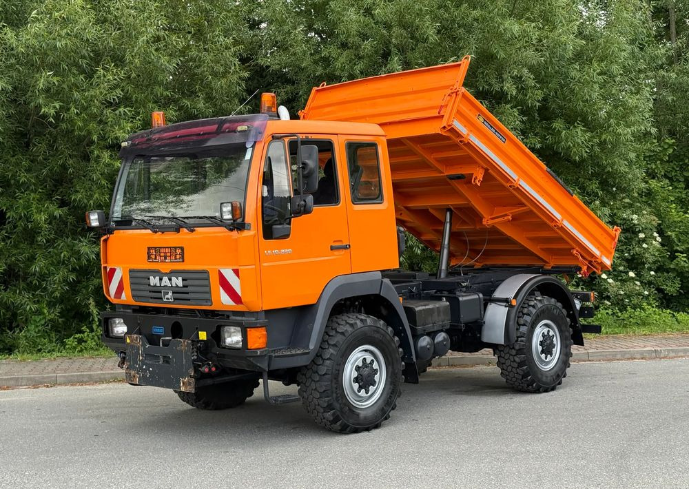 MAN * MAN 10-220 * Kiper Wywrotka Meiller * 4x4 * Zimowe Utrzymanie * Unimog * - Savivartis sunkvežimis: foto 1 MAN * MAN 10-220 * Kiper Wywrotka Meiller * 4x4 * Zimowe Utrzymanie * Unimog * - Savivartis sunkvežimis: foto 1