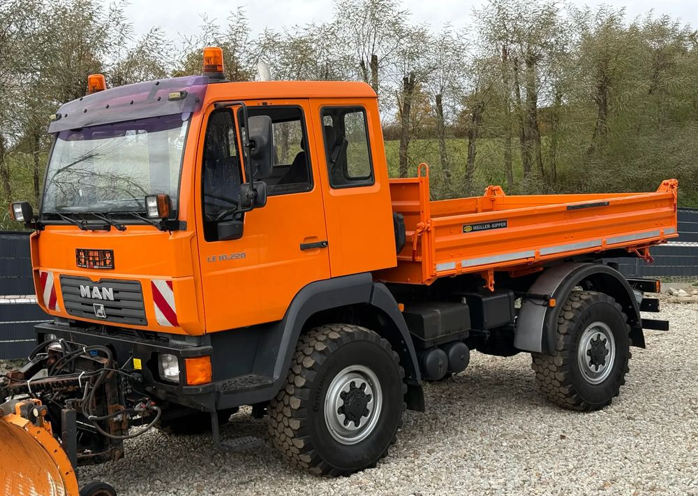 MAN * MAN 10-220 * Pług * Kiper Wywrotka Meiller * 4x4 * Zimowe Utrzymanie * Unimog * - Savivartis sunkvežimis: foto 3 MAN * MAN 10-220 * Pług * Kiper Wywrotka Meiller * 4x4 * Zimowe Utrzymanie * Unimog * - Savivartis sunkvežimis: foto 3